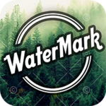 add watermark android application logo